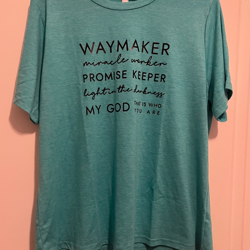 Waymaker Graphic Women’s T-Shirt - Turquoise